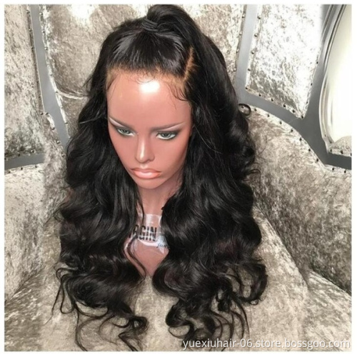 150% Density Lace Front Human Hair Wigs For Women Pre Plucked With Baby Hair Black Body Wave Brazilian Lace Wig